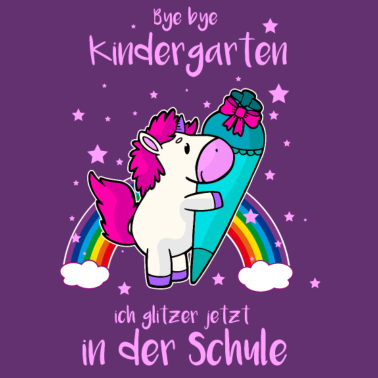 Motiv schuleinführung einhorn