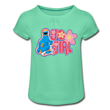Einschulung T-Shirt - Sesamstraße Krümelmonster Go Girl
