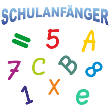 Motiv Schulanfänger - Zahlen Buchstaben