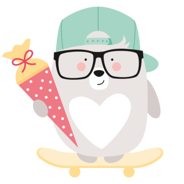 Motiv BEAR AT SCHOOL