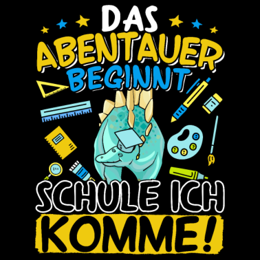 Motiv Dino Einschulung Jungen Schulkind Erstklässler