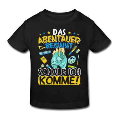 Einschulung T-Shirt - Dino Einschulung Jungen Schulkind Erstklässler