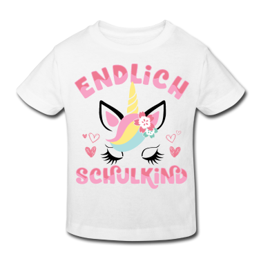 Einschulung T-Shirt - Endlich Schulkind Einschulung Erstklässler Mädchen