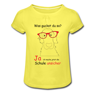 Einschulung T-Shirt - Hund Einschulung lustig Spruch Schulanfänger