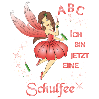 Motiv ★ ABC Ich bin jetzt eine Schulfee | Brünett ★