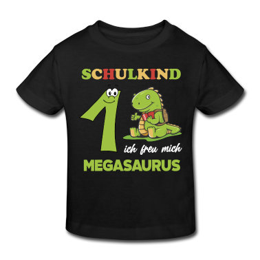 Einschulung T-Shirt - Einschulung Schulkind dino Schulanfang Dinosaurier