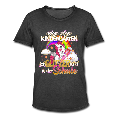 Einschulung T-Shirt - Einhorn Einschulung Geschenk 1.Klasse Schule