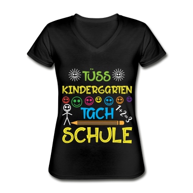 Einschulung T-Shirt - Tüss Kindergarten Tach Schule Ruhrpott Kinder
