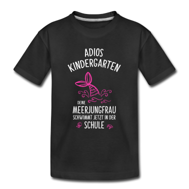 Einschulung T-Shirt - Einschulung Grundschule Erste Klasse Meerjungfrau