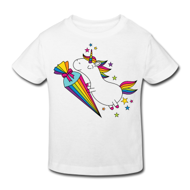 Einschulung T-Shirt - Einhorn Einschulung Schulkind Schule Zuckertüte