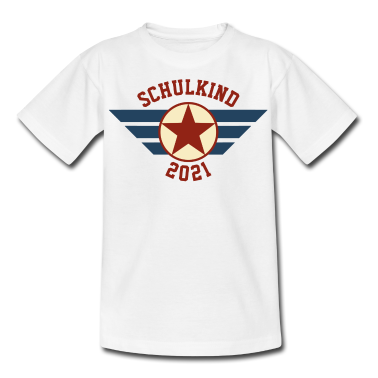 Einschulung T-Shirt - SCHULKIND 2021 - EINSCHULUNG - SCHULANFÄNGER
