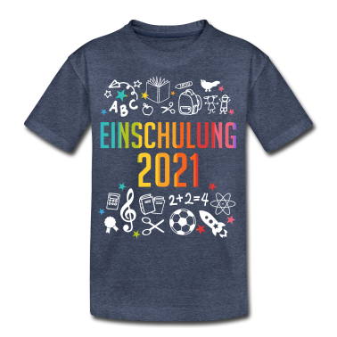 Einschulung T-Shirt - Einschulung 2021 Schulkind Geschenk Schulanfang