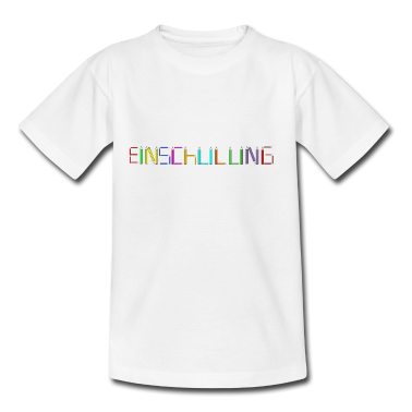 Einschulung T-Shirt - Einschulung in Buntstiften Schulanfang