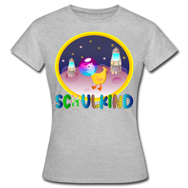Einschulung T-Shirt - Schulkind Küken WELTRAUM MILCHSTRAßE UNIVERSUM