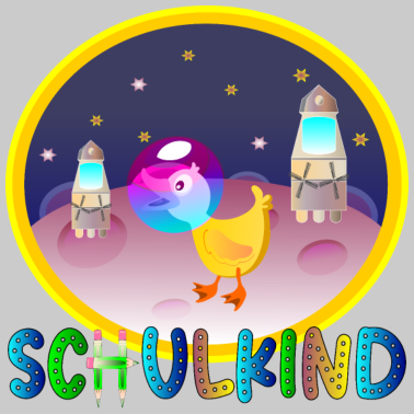 Motiv Schulkind Küken WELTRAUM MILCHSTRAßE UNIVERSUM