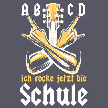 Motiv Einschulung Schulanfang Rocke jetzt die Schule