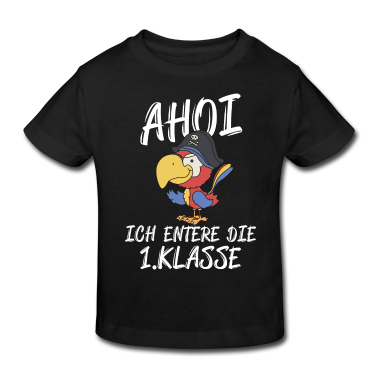Einschulung T-Shirt - Papagei Schulanfänger
