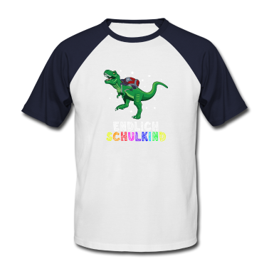 Einschulung T-Shirt - Schulkind 2021 - 1. Klasse Einschulung Dino T-Rex