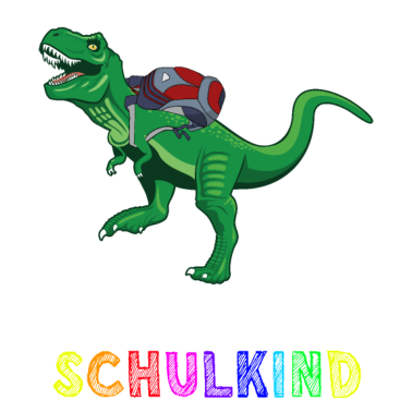 Motiv Schulkind 2021 - 1. Klasse Einschulung Dino T-Rex