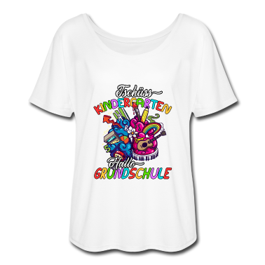 Einschulung T-Shirt - Einschulung Tschüss Kindergarten Hallo Grundschule