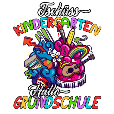 Motiv Einschulung Tschüss Kindergarten Hallo Grundschule