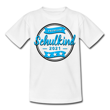 Einschulung T-Shirt - PREMIUM SCHULKIND 2021 - EINSCHULUNG ERSTKLÄSSLER