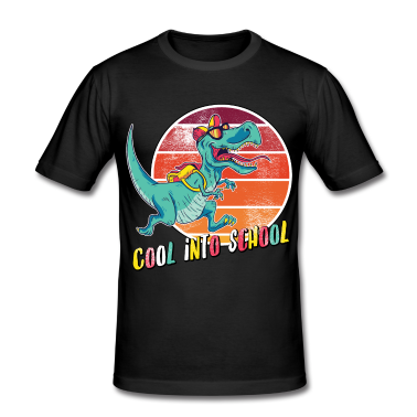 Einschulung T-Shirt - Cool into School T-Rex Einschulung Sonnenbrille