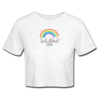 Einschulung T-Shirt - Einschulung Mädchen Regenbogen Schulanfang