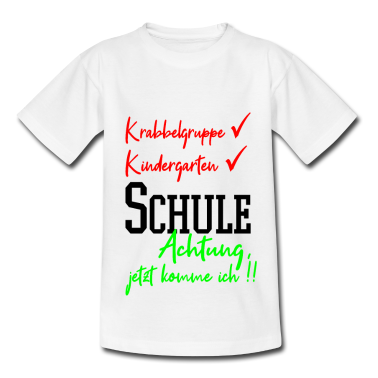 Einschulung T-Shirt - Lustiger Schulanfang Spruch