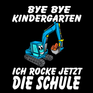 Motiv Einschulung Bagger Schulkind Schule Schulanfang