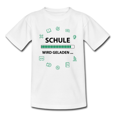 Einschulung T-Shirt - Schule wird geladen 03