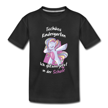 Einschulung T-Shirt - Schulbeginn Grundschule Schulanfang Einhorn