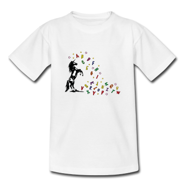 Einschulung T-Shirt - einhorn-abc-schulanfang