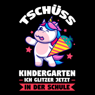 Motiv Schulkind Einhorn Schulanfänger Geschenk