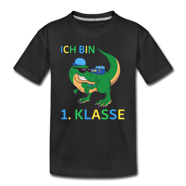 Einschulung T-Shirt - Schulkind Einschulung Dino T-Rex Geschenk