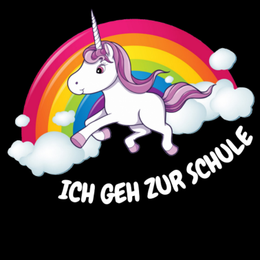 Motiv SCHULKIND 2021 - ERSTE KLASSE - EINHORN - UNICORN