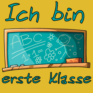Motiv Ich bin erste Klasse Schulkind Einschulung Kinder