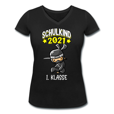 Einschulung T-Shirt - Schulkind 2021 1. Klasse Ninja Einschulung Jungen