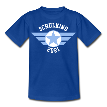 Einschulung T-Shirt - SCHULKIND 2021 - EINSCHULUNG ERSTKLÄSSLER SCHÜLER