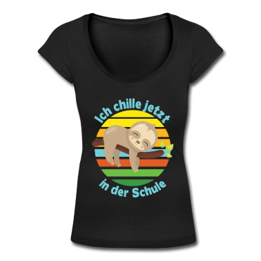 Einschulung T-Shirt - Schulkind Einschulung Faultier Chillen Schule
