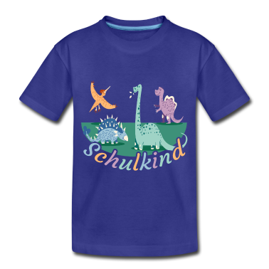 Einschulung T-Shirt - Schulkind Dinosaurier Geschenk