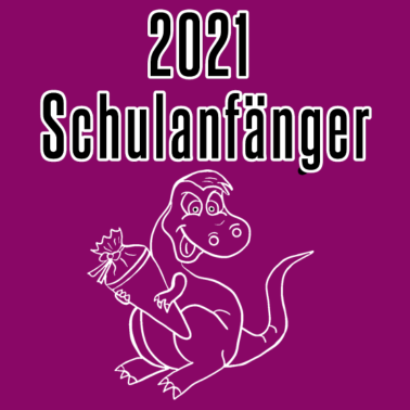 Motiv Schulanfänger Dino
