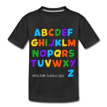Einschulung T-Shirt - ABC Shirt