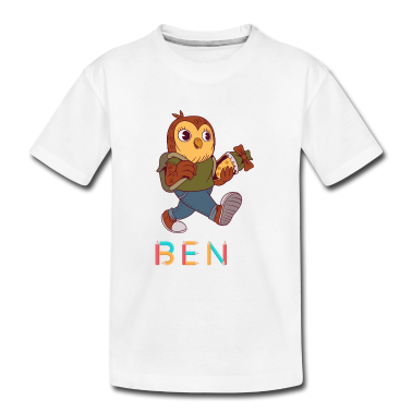 Einschulung T-Shirt - Einschulung Eule Ben