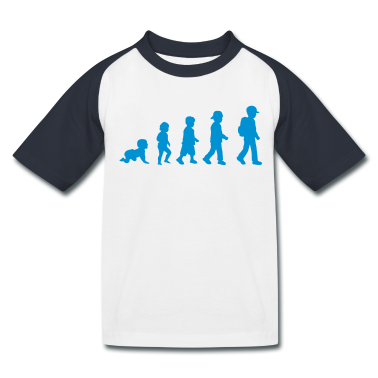 Einschulung T-Shirt - Evolution Schulkind Junge