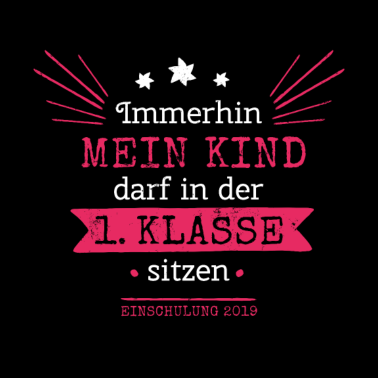 Motiv 1. Klasse in den Schulanfang! Für Eltern!