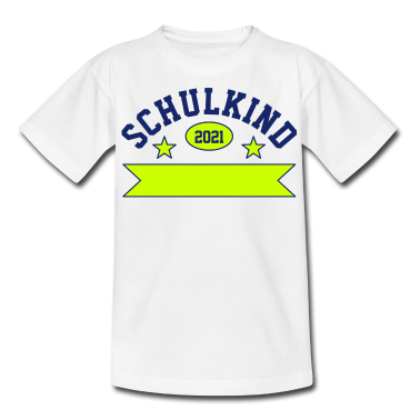 Einschulung T-Shirt - SCHULKIND 2021 - MIT KINDERNAMEN PERSONALISIEREN