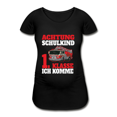 Einschulung T-Shirt - Feuerwehr Schulkind 1 Klasse Vorschule Geschenk