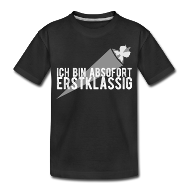 Einschulung T-Shirt - Ich bin absofort Erstklassig - Schulanfang