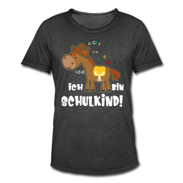 Einschulung T-Shirt - Schulbeginn Pony Pferd Einschulung Geschenk